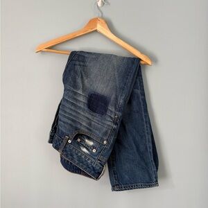 American Eagle Outfitters Dark Blue Jeans Boy Crop